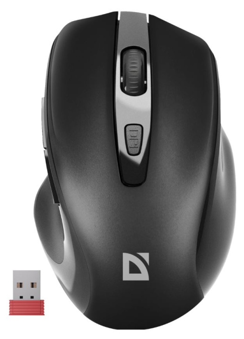 картинка Мышь беспроводная Defender Prime MB-053 бесшумная черный от интернет-магазина itsklad.kz