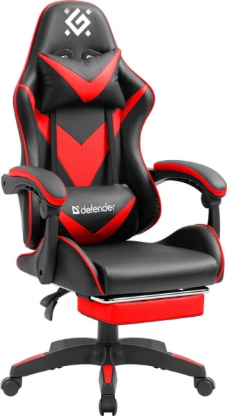 картинка Игровое кресло Defender Minion (M) подставка под ноги, красный от интернет-магазина itsklad.kz