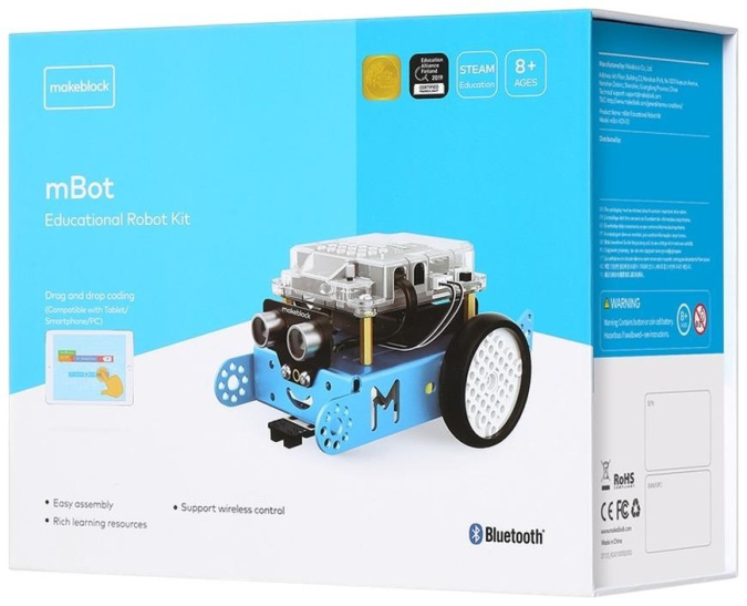 картинка Робот Конструктор Makeblock mBot V1.2-Синий (версия Bluetooth) P1050017 от интернет-магазина itsklad.kz