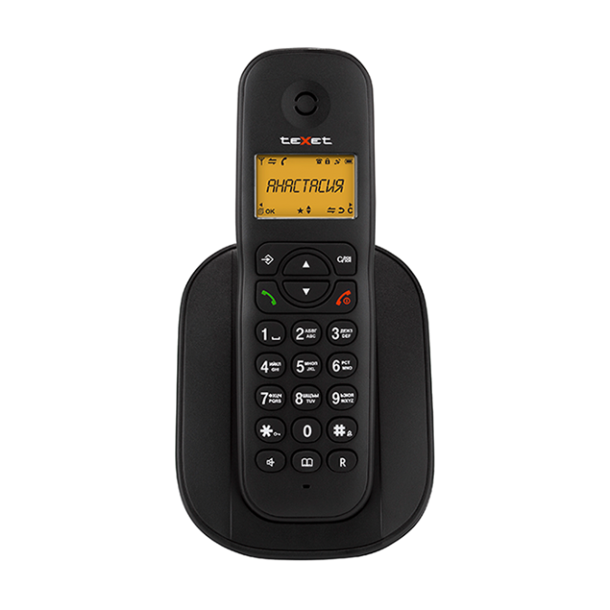 картинка Телефон беспроводной Texet TX-D4505A черный от интернет-магазина itsklad.kz