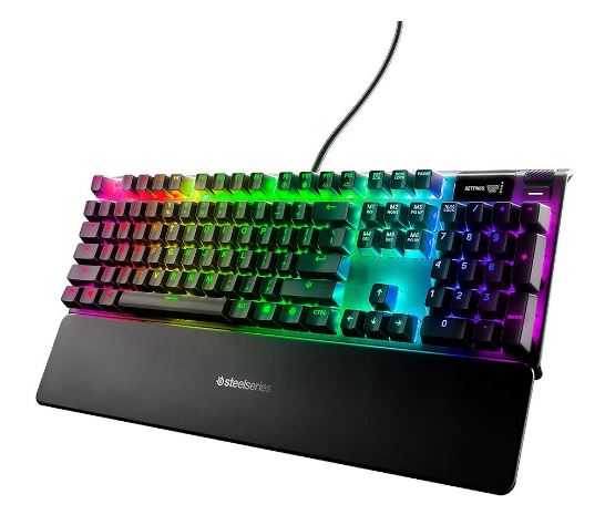 картинка Клавиатура игровая Steelseries  Apex 7 (Red Switch) RU 64642 черный  от интернет-магазина itsklad.kz