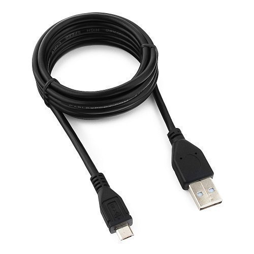 картинка Кабель Cablexpert USB 2.0 Pro CCP-mUSB2-AMBM-6, AM/microBM 5P, 1.8м, экран, черный, пакет от интернет-магазина itsklad.kz