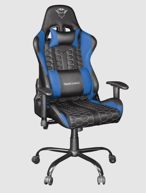 картинка Игровое кресло Trust GXT 708B Resto синий от интернет-магазина itsklad.kz