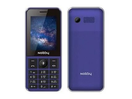 картинка Мобильный телефон Nobby 240 LTE сине-серый от интернет-магазина itsklad.kz