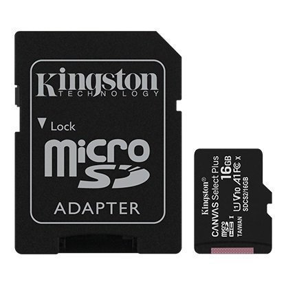 картинка Карта памяти MicroSD 16GB Class 10 (UHS-I) Kingston SDCS2/16GB от интернет-магазина itsklad.kz