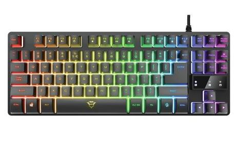 картинка Клавиатура игровая Trust RU GXT 833 THADO 23698 черный от интернет-магазина itsklad.kz