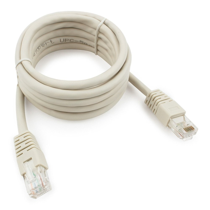 картинка Патч-корд UTP Cablexpert PP6U-2M кат.6, 2м, литой, многожильный (серый) от интернет-магазина itsklad.kz