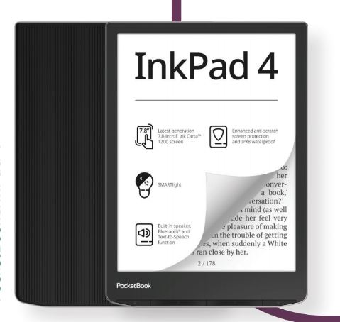 картинка Электронная книга PocketBook PB743G серебряный от интернет-магазина itsklad.kz