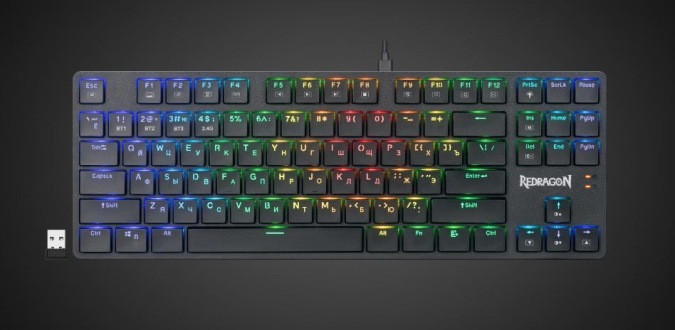 картинка Клавиатура игровая механическая Redragon Anubis черный от интернет-магазина itsklad.kz