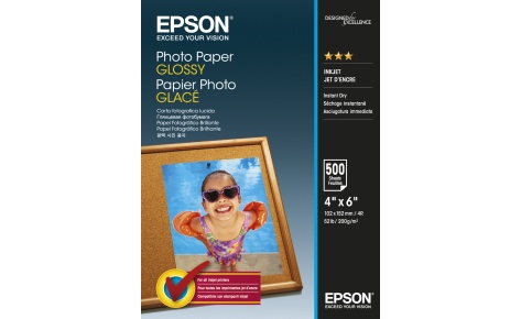 картинка Фотобумага 10х15 Epson C13S042549 500 Л. 200 Г/М2 Glossy Paper от интернет-магазина itsklad.kz