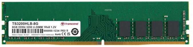 картинка Память оперативная DDR4 Desktop Transcend  TS3200HLB-8G от интернет-магазина itsklad.kz