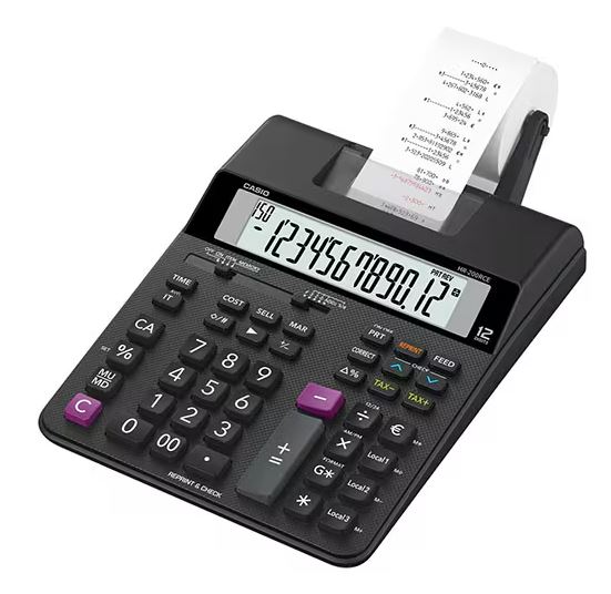 картинка Калькулятор печатающий CASIO HR-200RCE-W-EC от интернет-магазина itsklad.kz