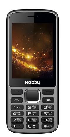 картинка Мобильный телефон Nobby 300 серо-чёрный от интернет-магазина itsklad.kz
