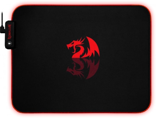 картинка Коврик для мышки игровой Redragon Pluto Подсветка, 330x260x3 мм от интернет-магазина itsklad.kz