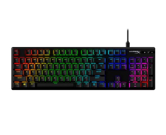 картинка Клавиатура игровая HyperX Alloy Origins 639N5AA#ABA PBT HX Aqua от интернет-магазина itsklad.kz