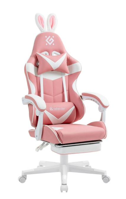 картинка Игровое кресло Defender Irifi (M) подставка под ноги, розовый от интернет-магазина itsklad.kz