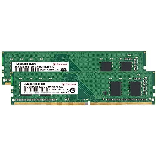 картинка Память оперативная DDR4 Desktop Transcend  JM2666HLG-16GK от интернет-магазина itsklad.kz