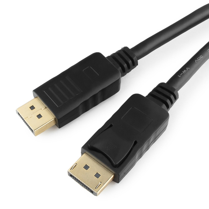 картинка Кабель DisplayPort Cablexpert CC-DP2-10M, 20M/20M, v1.2, экран, 10м, черный, пакет от интернет-магазина itsklad.kz