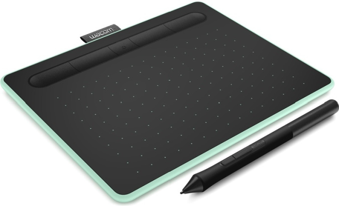 картинка Графический планшет Wacom Intuos S Bluetooth Pistachio фисташковый от интернет-магазина itsklad.kz