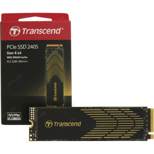 картинка Жесткий диск SSD 500GB Transcend TS500GMTE240S M2 PCIe от интернет-магазина itsklad.kz