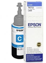 картинка Чернила Epson C13T67324A L800/1800/810/850 голубой от интернет-магазина itsklad.kz