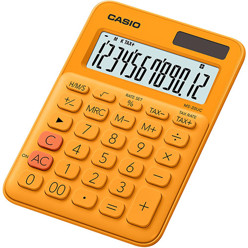 картинка Калькулятор настольный CASIO MS-20UC-RG-W-EC от интернет-магазина itsklad.kz