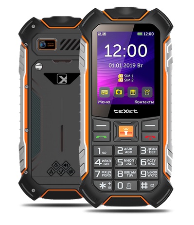 картинка Мобильный телефон Texet TM-530R черный от интернет-магазина itsklad.kz