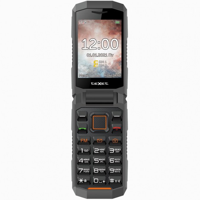 картинка Мобильный телефон Texet TM-D411 черный от интернет-магазина itsklad.kz