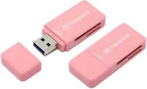 картинка Кардридер Transcend TS-RDF5R, USB3.0 SD/microSD розовый от интернет-магазина itsklad.kz