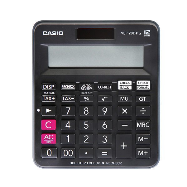 картинка Калькулятор настольный CASIO MJ-120DPLUS-W-EP от интернет-магазина itsklad.kz