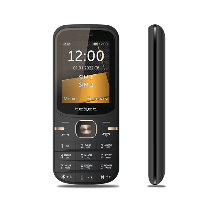 картинка Мобильный телефон Texet TM-216 черный от интернет-магазина itsklad.kz