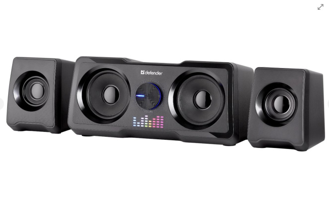 картинка Компактная акустика 2.1 Defender Soundwall черный от интернет-магазина itsklad.kz