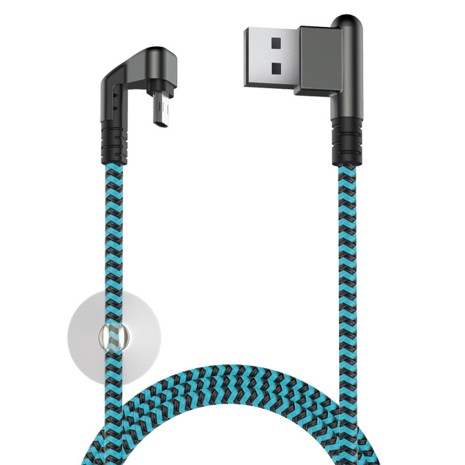 картинка Кабель Olmio  X-Game Neo USB 2.0 - micro USB голубой от интернет-магазина itsklad.kz