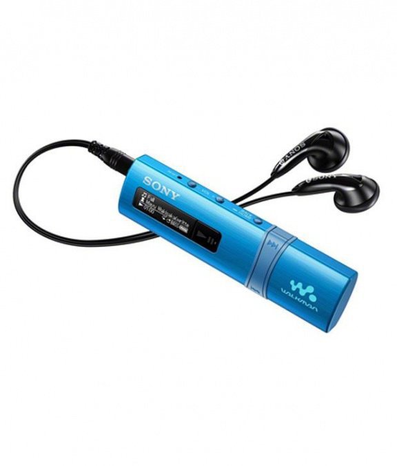 картинка MP3 плеер Sony NWZ-B183F 4GB голубой от интернет-магазина itsklad.kz