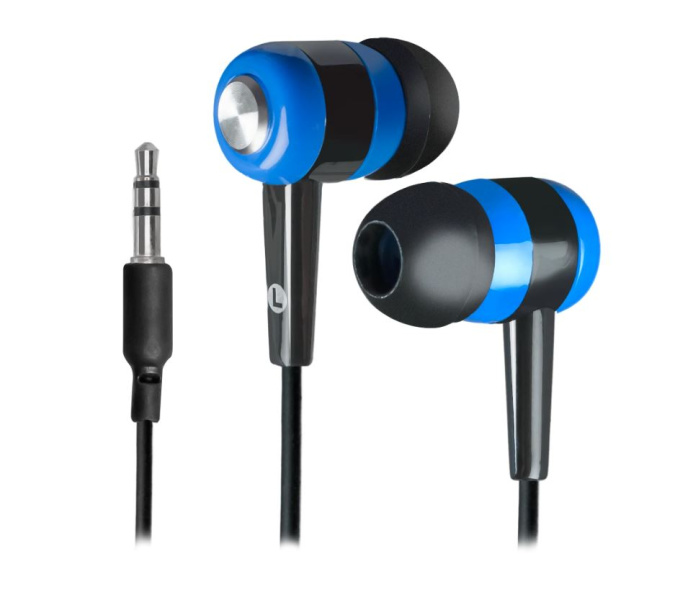 картинка Наушники-вкладыши проводные Defender Basic 616 черный+синий от интернет-магазина itsklad.kz