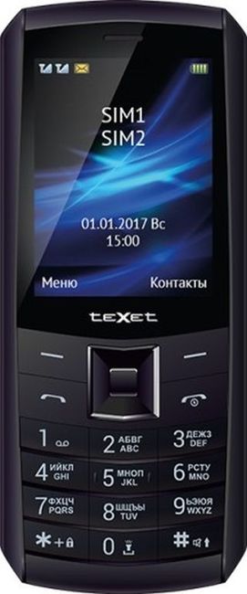 картинка Мобильный телефон Texet TM-D328 цвет черный от интернет-магазина itsklad.kz