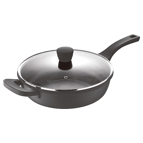 картинка Сковорода с крышкой Bergner Retro BG BG-30736-NP 28x6 cm от интернет-магазина itsklad.kz