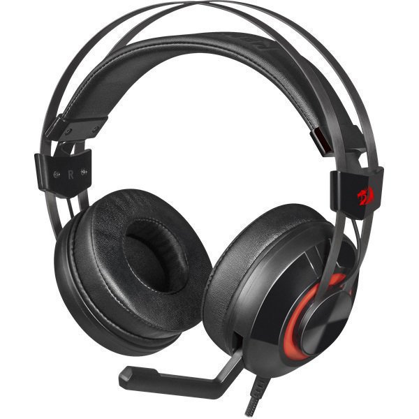 картинка Наушники-гарнитура игровые Redragon Talos красный + черный от интернет-магазина itsklad.kz