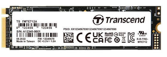 картинка Жесткий диск SSD 256GB Transcend TS256GMTE712A-VS1 M2 от интернет-магазина itsklad.kz