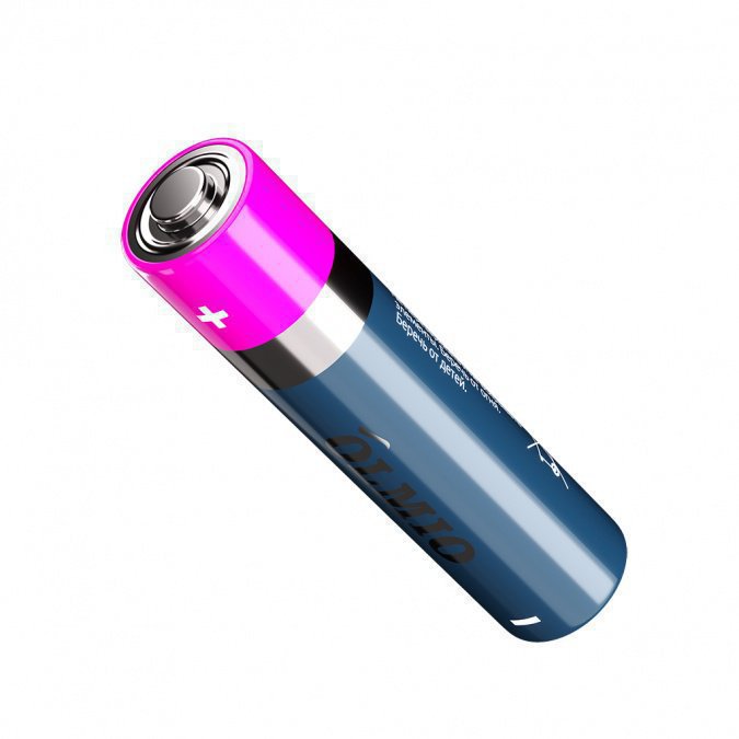картинка Элемент питания Olmio AAA/LR03 04 lite щелочные батарейки - 4 штуки в пленке от интернет-магазина itsklad.kz