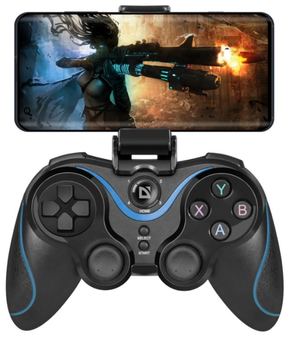 картинка Геймпад беспроводной Defender Blaster черный от интернет-магазина itsklad.kz