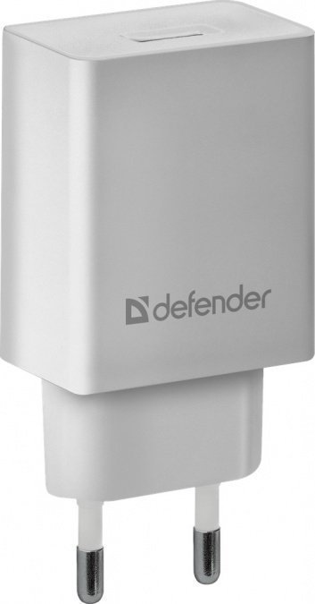картинка Зарядное устройство сетевое Defender EPA-10, 1хUSB, 5V/2.1А, белый от интернет-магазина itsklad.kz