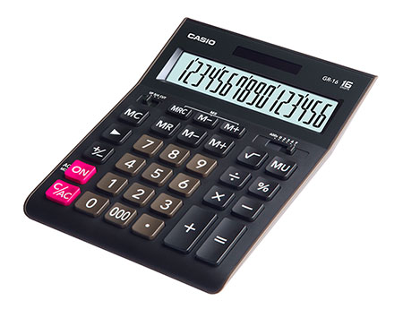 картинка Калькулятор настольный CASIO GR-16-W-EP от интернет-магазина itsklad.kz