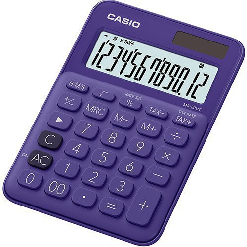 картинка Калькулятор настольный CASIO MS-20UC-PL-W-EC от интернет-магазина itsklad.kz