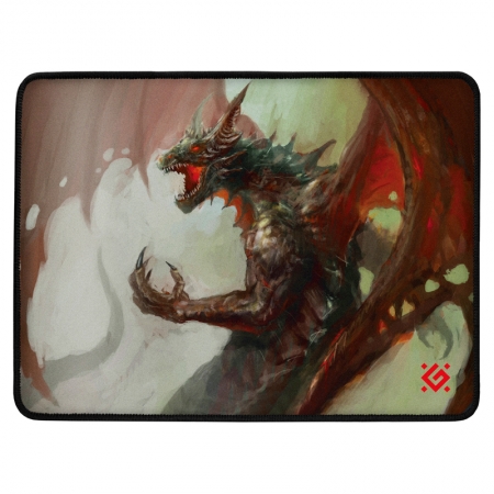картинка Коврик для мышки игровой Defender Dragon Rage M 360x270x3 мм, ткань + резина от интернет-магазина itsklad.kz