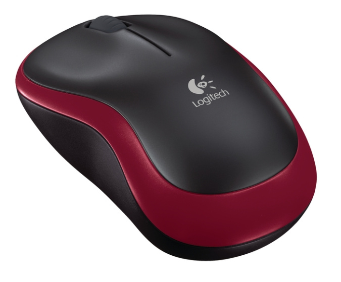 картинка Мышь беспроводная Logitech M185 красный от интернет-магазина itsklad.kz