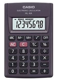 картинка Калькулятор карманный CASIO HL-4A-S-EP от интернет-магазина itsklad.kz