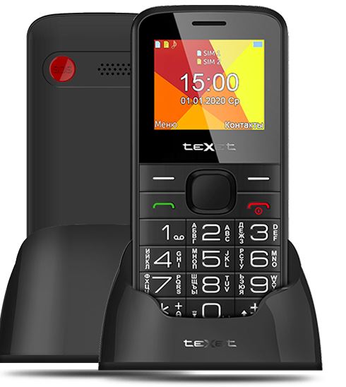 картинка Мобильный телефон Texet TM-B201 чёрный от интернет-магазина itsklad.kz