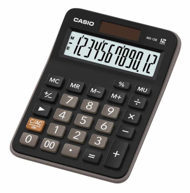 картинка Калькулятор настольный CASIO MX-12B-W-EC от интернет-магазина itsklad.kz
