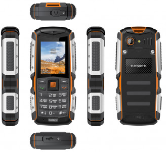 картинка Мобильный телефон Texet TM-513R черный-оранжевый от интернет-магазина itsklad.kz